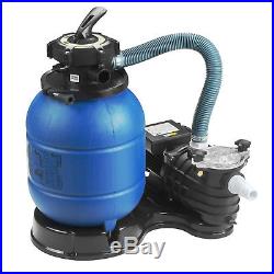 0.35HP Pro 2450GPH 13 Sand Filter Above Ground 10000GAL Swimming Pool Pump