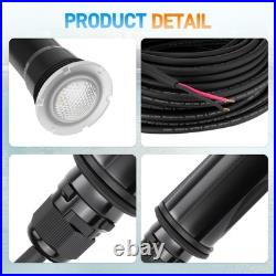 100FT 1.5 Inch LED Pool Light For Pentair GloBrite 12 V 18W Color-Changing IP68