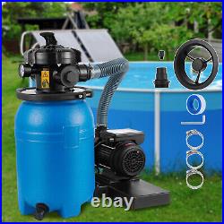 10 Sand Filter Above Ground with 1/3HP Pool Pump 2640GPH Pool Up to 10000Gallon