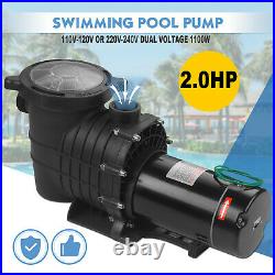 110-240V 2HP Inground Swimming Pool pump motor Strainer For Hayward Replacement