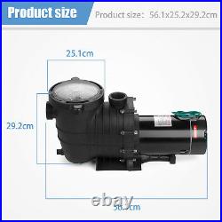 110-240V 2HP Inground Swimming Pool pump motor Strainer For Hayward Replacement