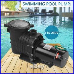 115/230V 2.0HP Swimming Spa Pool Pump Motor Strainer above Inground