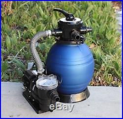 12 Sand Filter withWater Pump 2400GPH 4Above Ground Swimming Pool Soft Side Intex