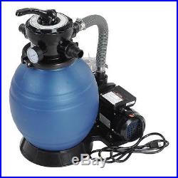 13 Sand Filter 2400GPH 3/4 HP Above Ground Swimming Pool Pump System Compatible
