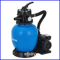 13 Sand Filter Pump System 3/4HP 3435 GPH for Above Ground Pools 7-Ways Valve