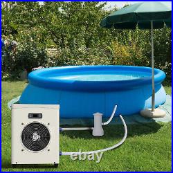 14331BTU Mini Swimming Pool Heat Pump for Above-Ground Pools, 110V Pool Heater