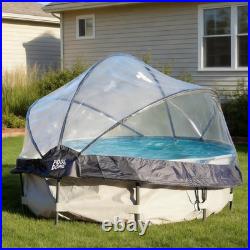 15 Foot Round Multifunctional All Weather Cover Pool Dome Enclosure for Outdoor