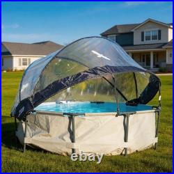 15 Foot Round Multifunctional All Weather Cover Pool Dome Enclosure for Outdoor