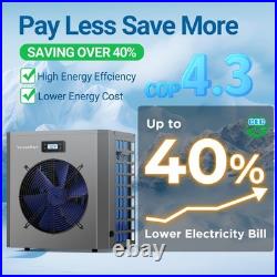 16000BTU Above Ground Swimming Pool Water Heater Electric Hot Tub Spa 110V