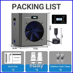 16000BTU Above Ground Swimming Pool Water Heater Electric Hot Tub Spa 110V