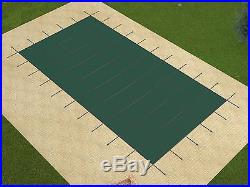 16'x32' Rectangle GREEN MESH In-Ground Swimming Pool Safety Cover