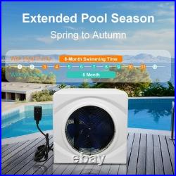 17,100 BTU Pool Heat Pump for Swimming Pool & Spa Heater 115V 5.2kW Pool Heater 17,100 BTU Pool Heat Pump for Swimming Pool & Spa Heater 115V 5.2kW Pool Heater