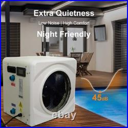 17,100 BTU Pool Heat Pump for Swimming Pool & Spa Heater 115V 5.2kW Pool Heater 17,100 BTU Pool Heat Pump for Swimming Pool & Spa Heater 115V 5.2kW Pool Heater