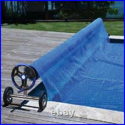18 Ft Wide Aluminum Inground Solar Cover In Ground Swimming Pools Cover Reel New
