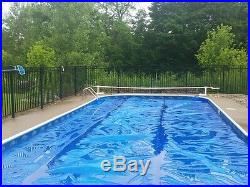 18'x36' Blue Rectangular Swimming Pool Solar Cover Blanket 800 Series