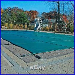 18'x36' GREEN MESH Inground Rectangle Swimming Pool Winter Safety Cover 12 Year