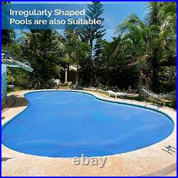 18x36FT Solar Blanket Heater Cover for Rectangle Swimming Pools with 2'' extra