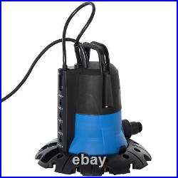 1/4 HP Submersible Swimming Pool Cover Pump with 33' Power Cord, 1050 GPH