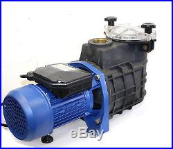 1.5HP 110V Electric Water Pump with Strainer 3960 GPH Pool Spa Fountain Pump