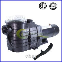 1.5HP 115-230v IN GROUND Swimming POOL PUMP MOTOR with Strainer 2 thread NPT