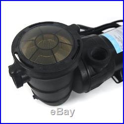 1.5HP 4500GPH Above Ground Swimming Pool Pump with Strainer UL LISTED 2 NPT