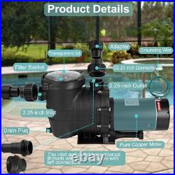 1.5HP Hayward Swimming Pool Pump Motor In/Above Ground with Strainer Filter Basket