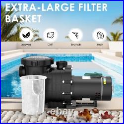 1.5HP Hayward Swimming Pool Pump Motor In/Above Ground with Strainer Filter Basket