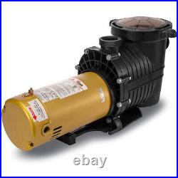 1.5HP Inground Swimming Pool Pump High-Flo 1-1/2 NPT with Large Strainer 220v