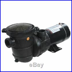 1.5HP Swimming Pool Water Pump Above Ground Motor Strainer Efficient 3450RPM