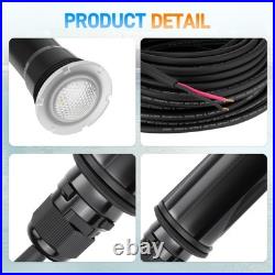 1.5Inch 50FT LED Pool Light for Pentair GloBrite Inground 12V RGB Color-Changing