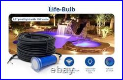 1.5 Inch Pool Light for Inground Pool with 100 Foot Cord Swimming Pool 1.5 Inch Pool Light for Inground Pool with 100 Foot Cord Swimming Pool