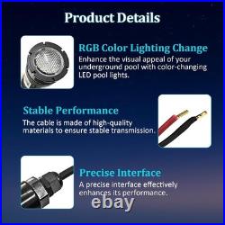 1.5'' LED Pool Light for Jandy HydroCool, 12W RGBW Fit for Pentair IntelliTouch