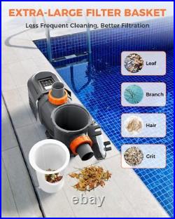1.8 HP Variable Speed Pool Pump For In Ground Pools Swimming Pool Pump with Timer 1.8 HP Variable Speed Pool Pump For In Ground Pools Swimming Pool Pump with Timer
