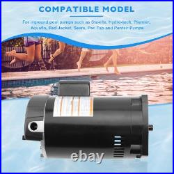 1 HP Single Speed Pool Pump Motor For Sta-Rite Dyna-Glas Pentair Superflo B2853
