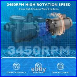 1 HP Single Speed Pool Pump Motor For Sta-Rite Dyna-Glas Pentair Superflo B2853