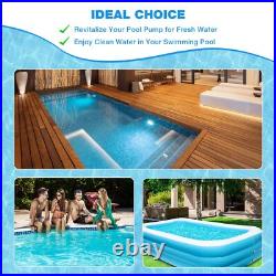 1 HP Single Speed Pool Pump Motor For Sta-Rite Dyna-Glas Pentair Superflo B2853