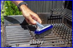 20178 5-Inch Aluminum-Back Swimming Pool Algae Brush with Stainless Steel Bri1