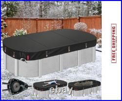 2025 Upgraded Ultimate Windproof 16X32 Ft Rectangular Pool Only Cover with
