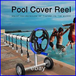 20 Ft Pool Solar Cover Reel for Inground Swimming Pool Cover Blanket Reel Roller
