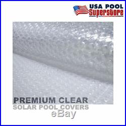 20' x 40' Rectangle Clear Swimming Pool Solar Cover Blanket 1200 Series