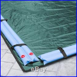 20' x 40' Rectangle In-Ground Swimming Pool Winter Cover 15 Year Teal Green
