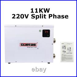 220V Split Phase Electric Swimming Pool Water Heater 11KW18KW Thermostat Hot Tub