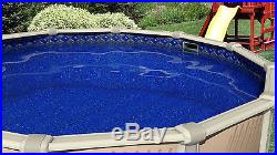 24'x52 Ft Round Unibead Crystal Tile Above Ground Swimming Pool Liner-25 Gauge