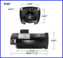 2HP B2855 Square Flange Pool Pump Motor 230/115V 56J Pool Pump Motor & Seal Kits 2HP B2855 Square Flange Pool Pump Motor 230/115V 56J Pool Pump Motor & Seal Kits