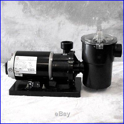 2HP POOL PUMP Motor Above Ground Swimming Pool Filter HI FLO w/ STRAINER BASKET