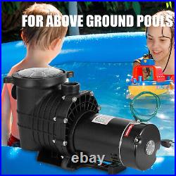 2HP Swimming Pool Pump In/Above Ground with Motor Strainer Filter Basket