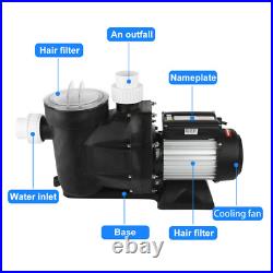 2.5HP Hayward Swimming Pool Pump In/Above Ground with Motor Strainer Filter Basket