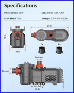 2.5HP Variable Speed Swimming Pool Pump 2.5HP Variable Speed Swimming Pool Pump