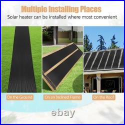 2.5 x20 ft Swimming Pool Heating Panels Solar Heater for Inground & Above Ground 2.5 x20 ft Swimming Pool Heating Panels Solar Heater for Inground & Above Ground