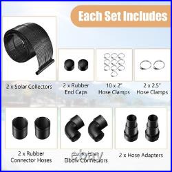 2.5 x20 ft Swimming Pool Heating Panels Solar Heater for Inground & Above Ground 2.5 x20 ft Swimming Pool Heating Panels Solar Heater for Inground & Above Ground